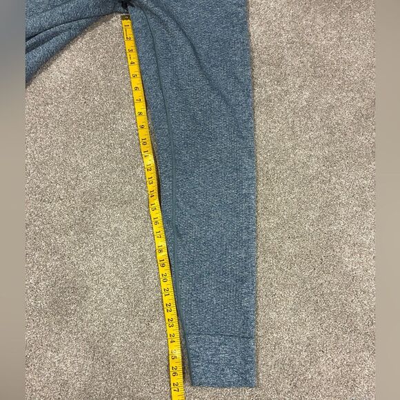 Lululemon Engineered Warmth Joggers Blue Heathered Wool Blend Pants Size 2 - Picture 7 of 7